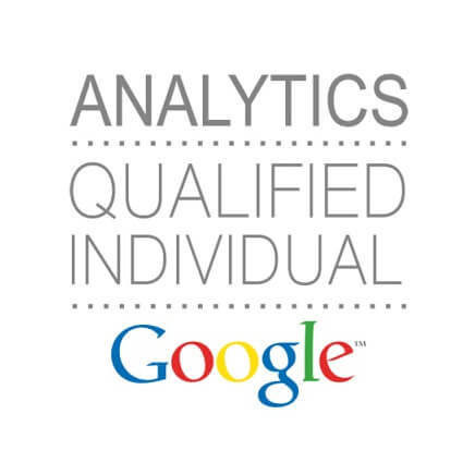 Received a google analytics certification